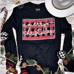 Bella Canvas Long Sleeve Christmas Graphic Tee